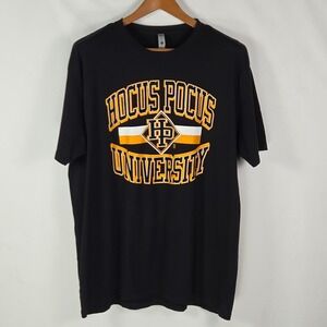 Hocus Pocus University‎ Women's XXL T-Shirt Black Halloween Graphic Tee